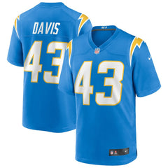 Nike Michael Davis Los Angeles Chargers Game Jersey Powder Blue