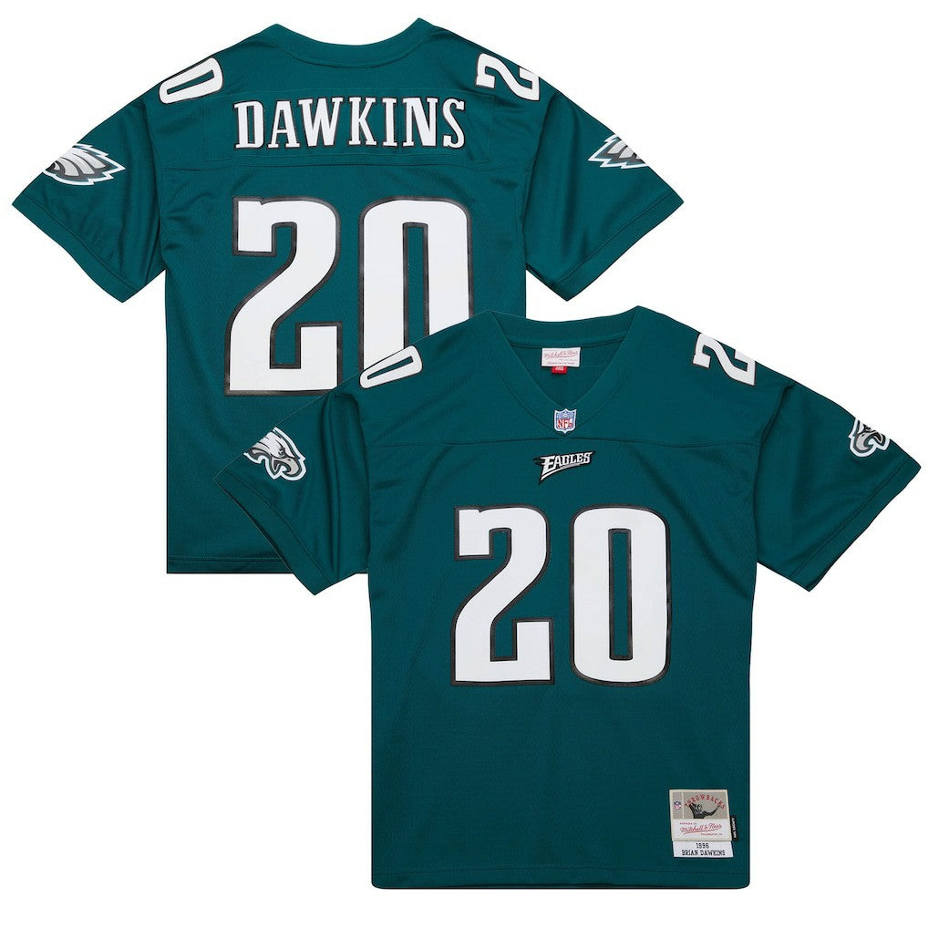 Mitchell & Ness Brian Dawkins Philadelphia Eagles Legacy Replica Jersey Green