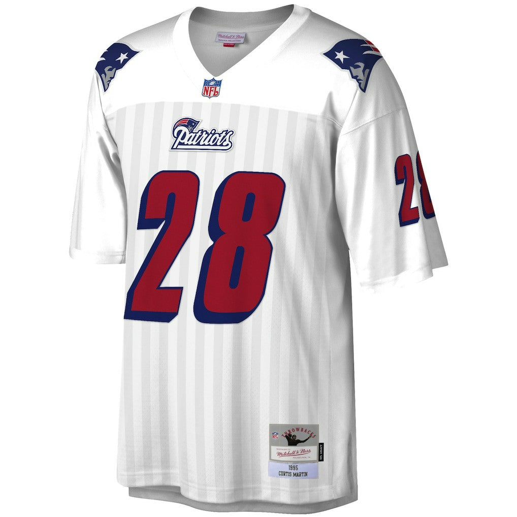 Mitchell & Ness Curtis Martin New England Patriots Legacy Replica Jersey White