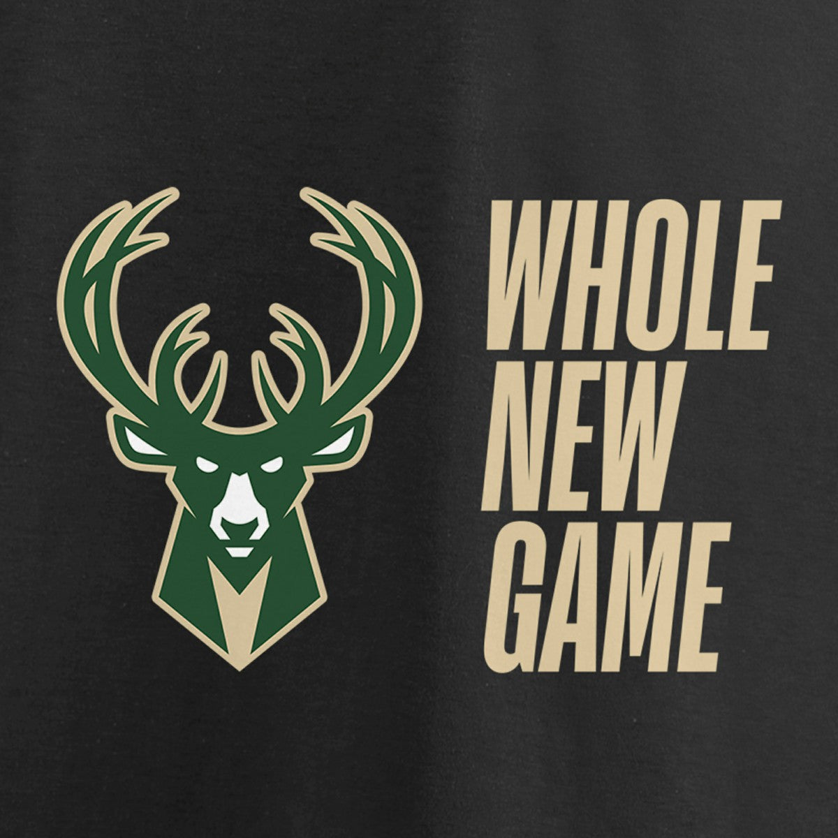 Milwaukee Bucks Whole New Game Team T-Shirt Black