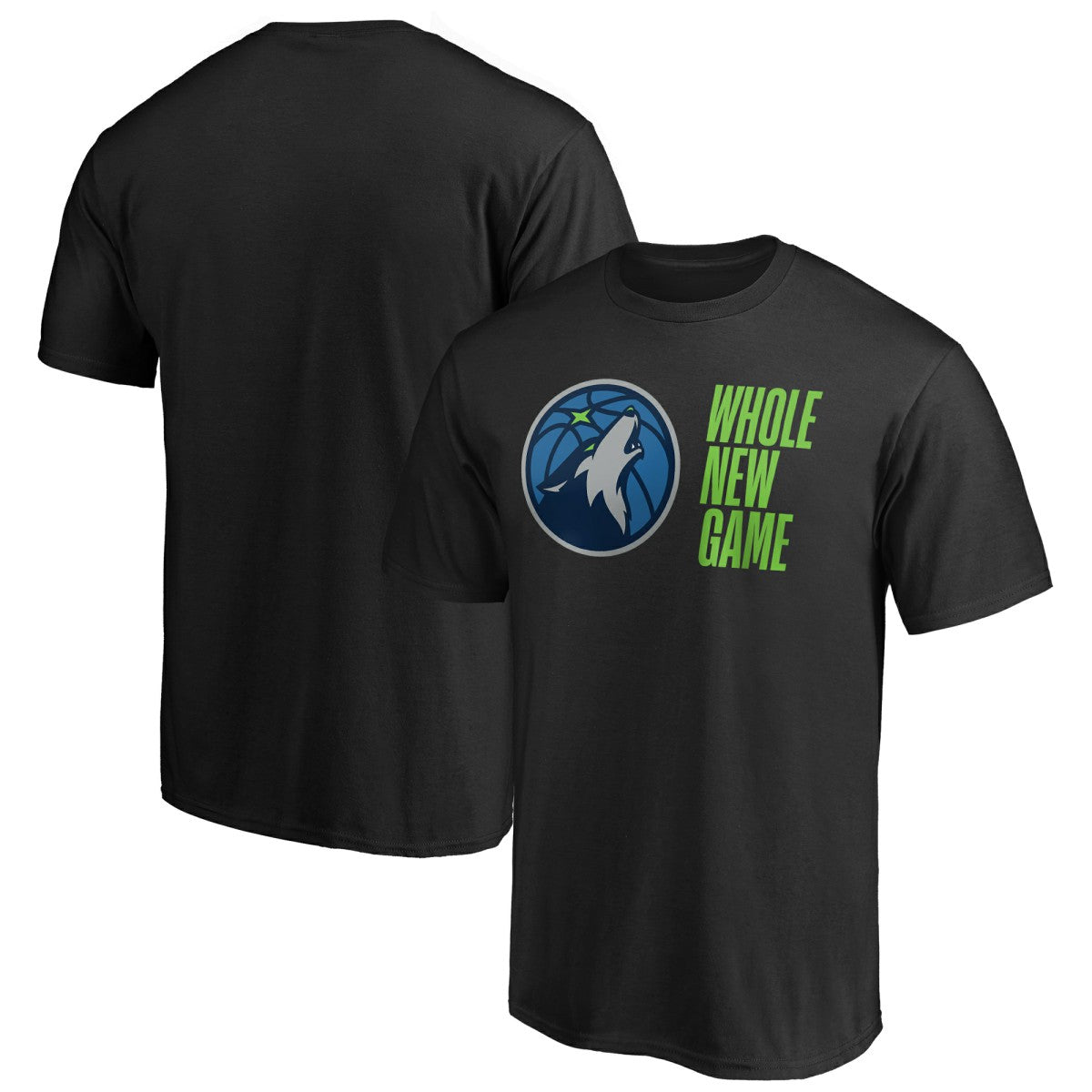 Minnesota Timberwolves Whole New Game Team T-Shirt Black