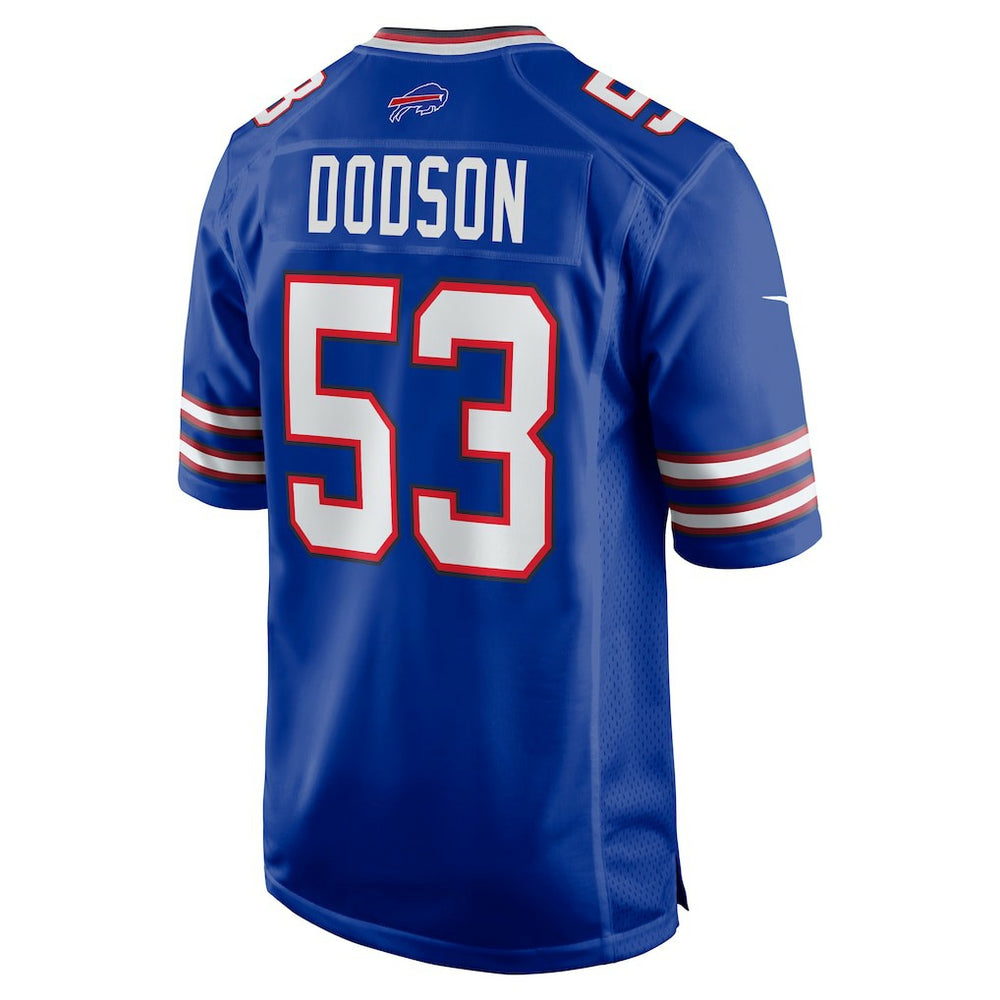 Nike Tyrel Dodson Buffalo Bills Game Player Jersey Royal