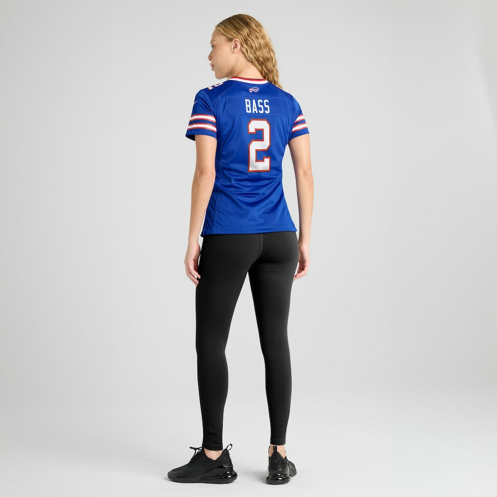 Nike Tyler Bass Buffalo Bills Women's Game Jersey Royal