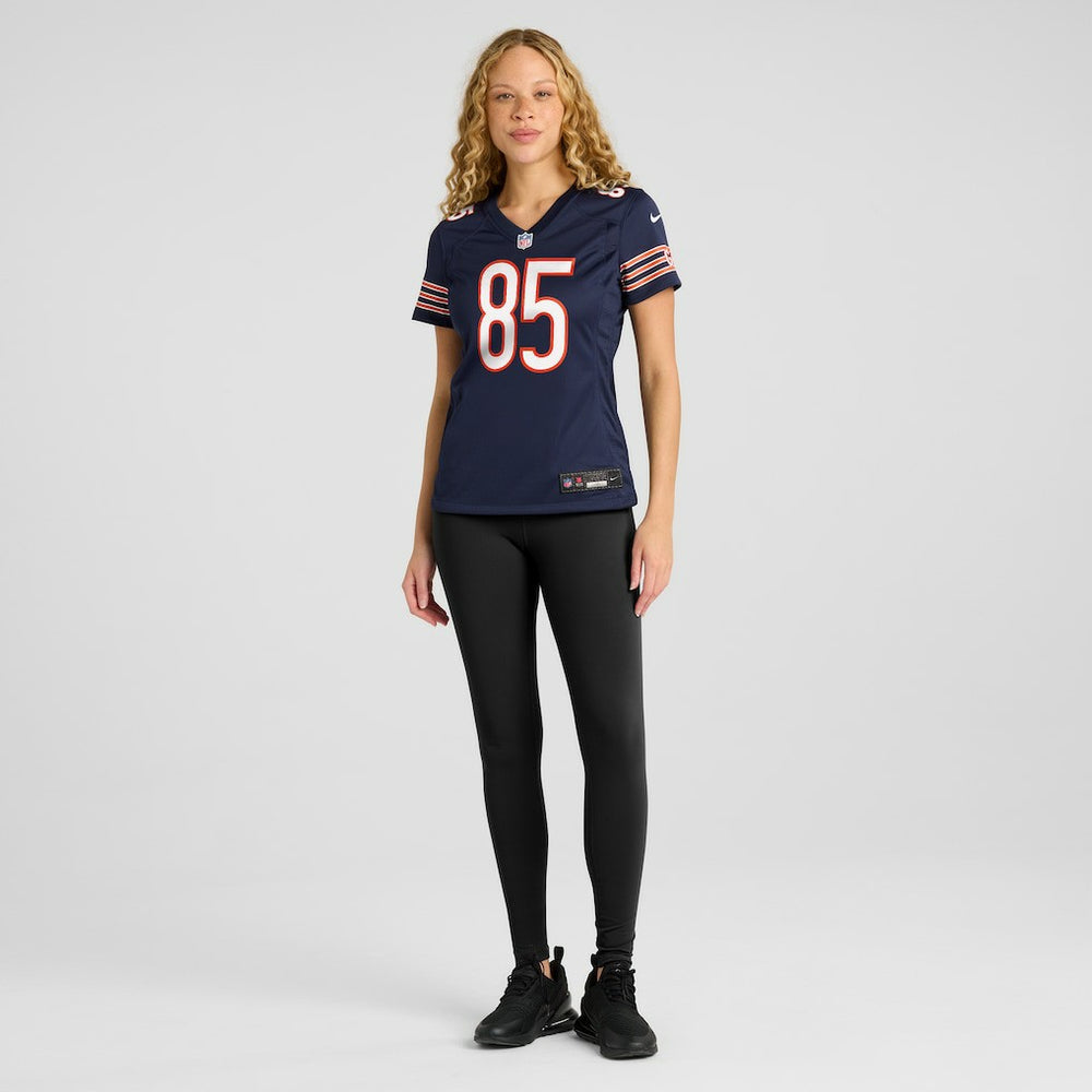 Nike Cole Kmet Chicago Bears Women's Game Jersey Navy