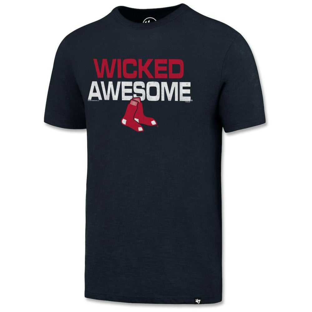 Boston Red Sox '47 Wicked Awesome Scrum T-Shirt - Navy - 47 brand Sale