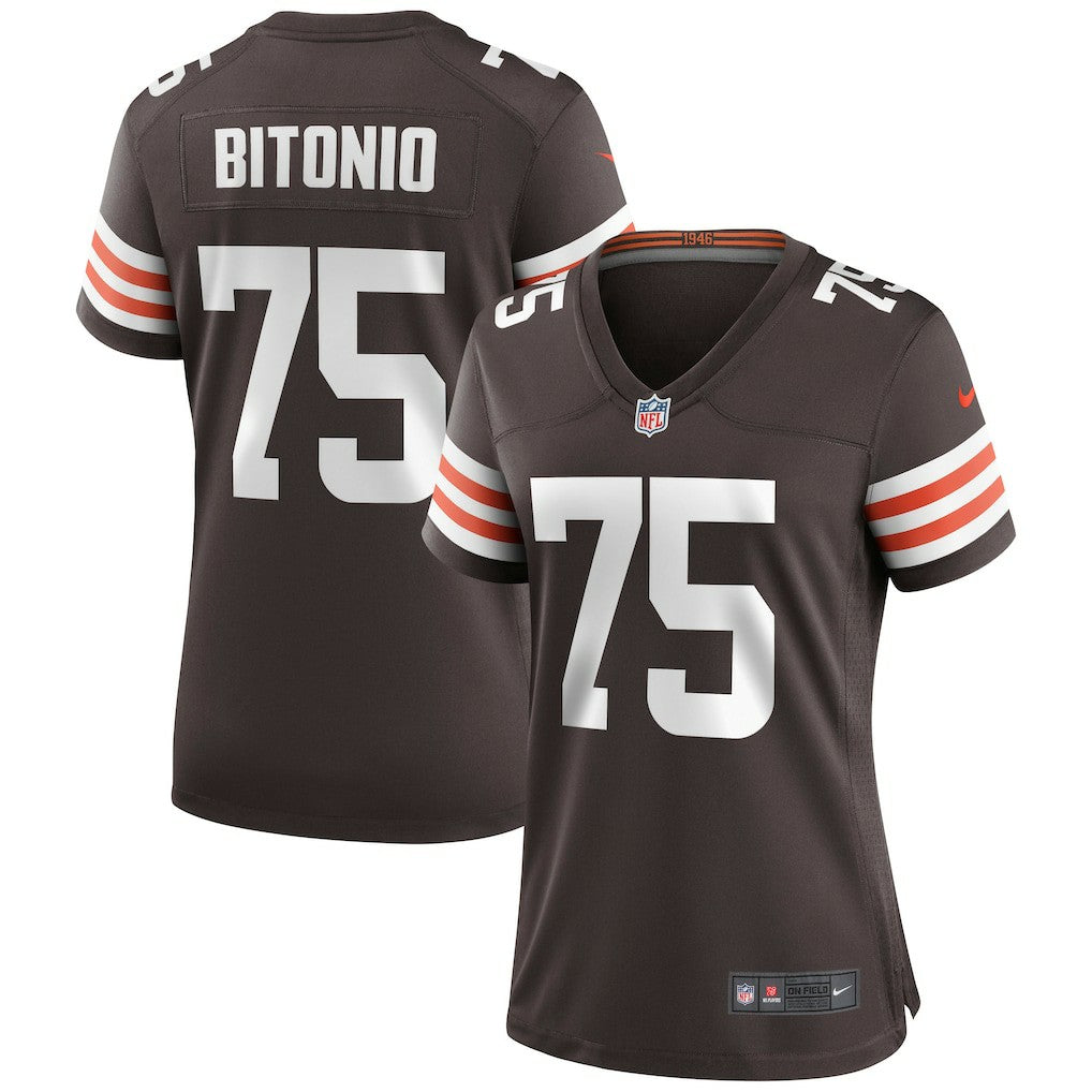 Nike Joel Bitonio Cleveland Browns Women's Game Jersey Brown