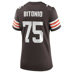 Nike Joel Bitonio Cleveland Browns Women's Game Jersey Brown