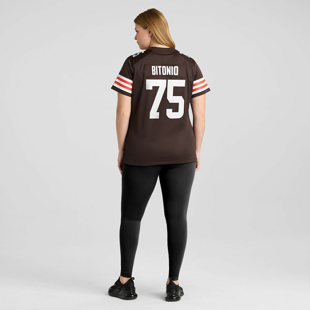 Nike Joel Bitonio Cleveland Browns Women's Game Jersey Brown