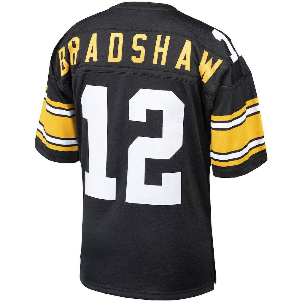 Mitchell & Ness Terry Bradshaw Pittsburgh Steelers Authentic Throwback Retired Player Jersey Black