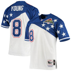 Mitchell & Ness Steve Young NFC 1994 Pro Bowl Authentic Jersey White/Blue