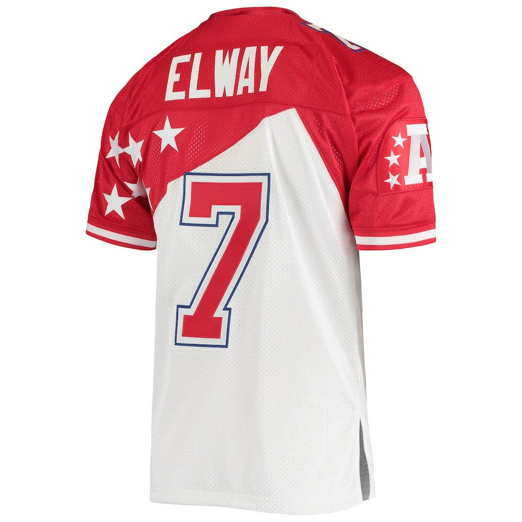 Mitchell & Ness John Elway AFC 1995 Pro Bowl Authentic Jersey White/Red