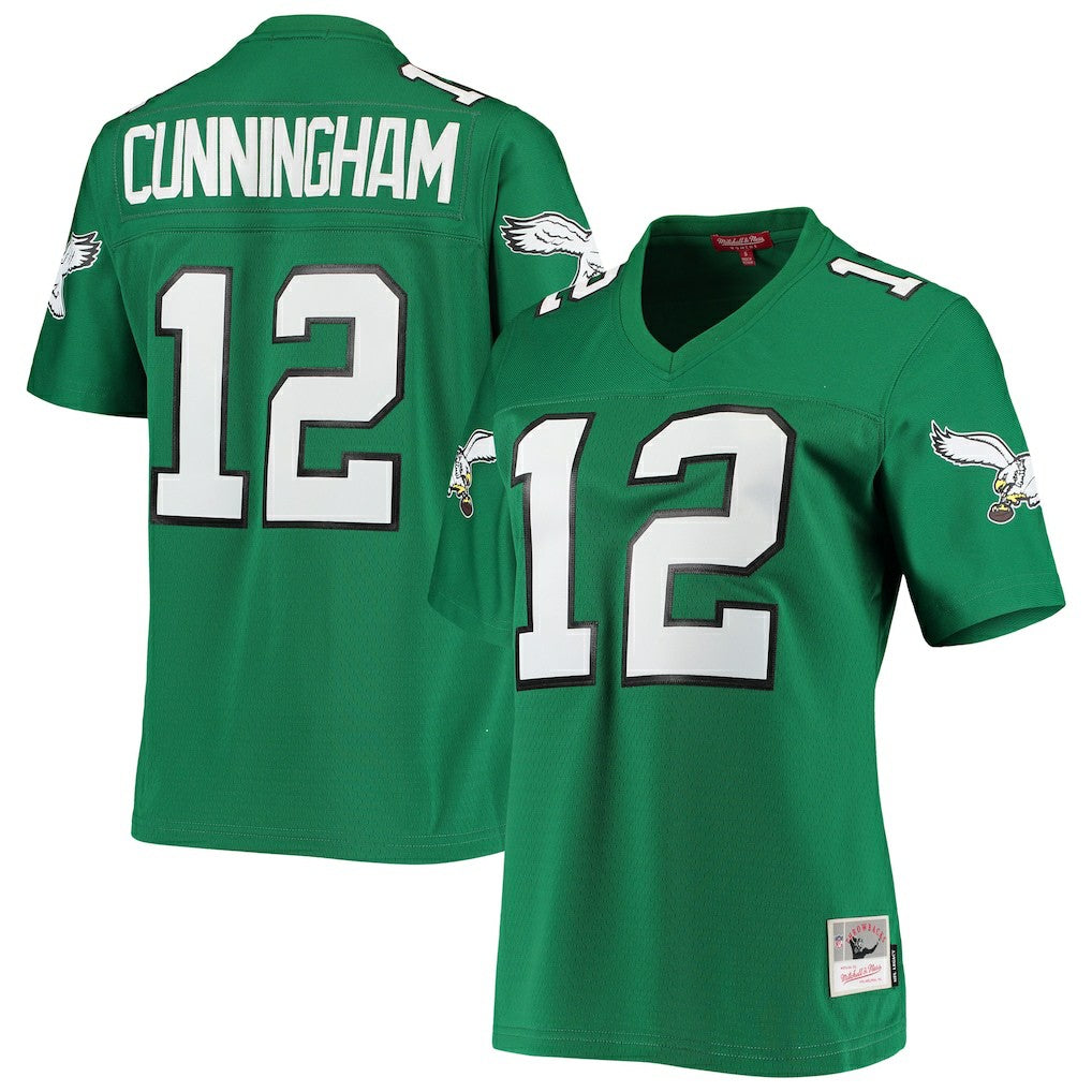 Mitchell & Ness Randall Cunningham Philadelphia Eagles Women's 1990 Legacy Replica Jersey Kelly Green