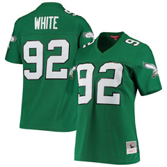 Mitchell & Ness Reggie White Philadelphia Eagles Women's 1990 Legacy Replica Jersey Kelly Green