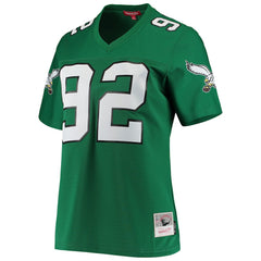 Mitchell & Ness Reggie White Philadelphia Eagles Women's 1990 Legacy Replica Jersey Kelly Green