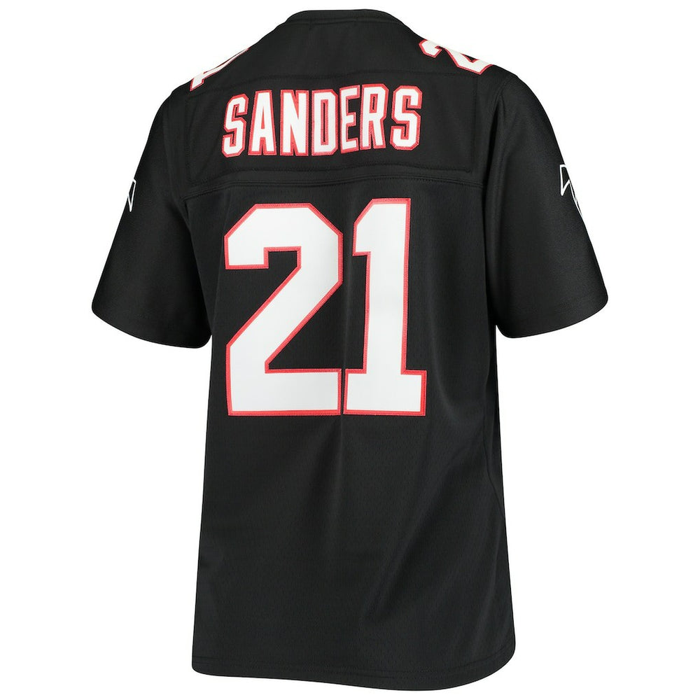 Mitchell & Ness Deion Sanders Atlanta Falcons Women's Legacy Replica Team Jersey Black