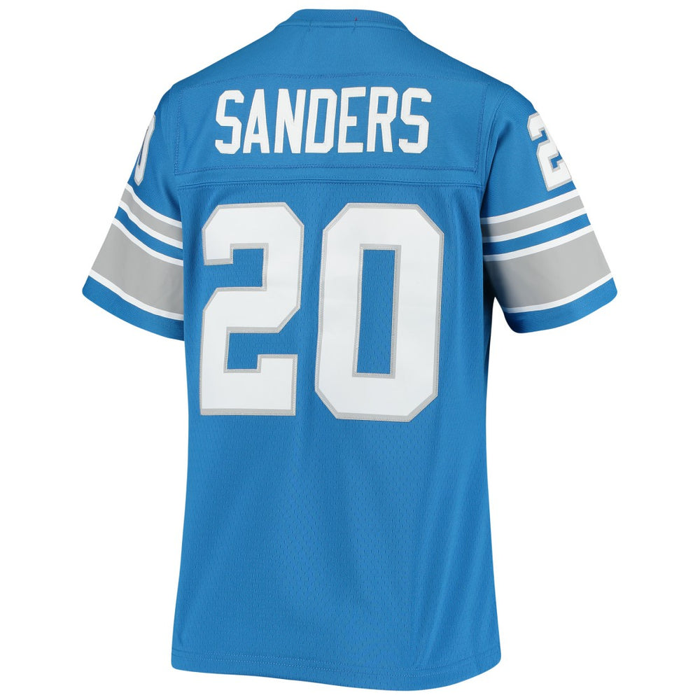 Mitchell & Ness Barry Sanders Detroit Lions Women's 1996 Legacy Replica Jersey Blue
