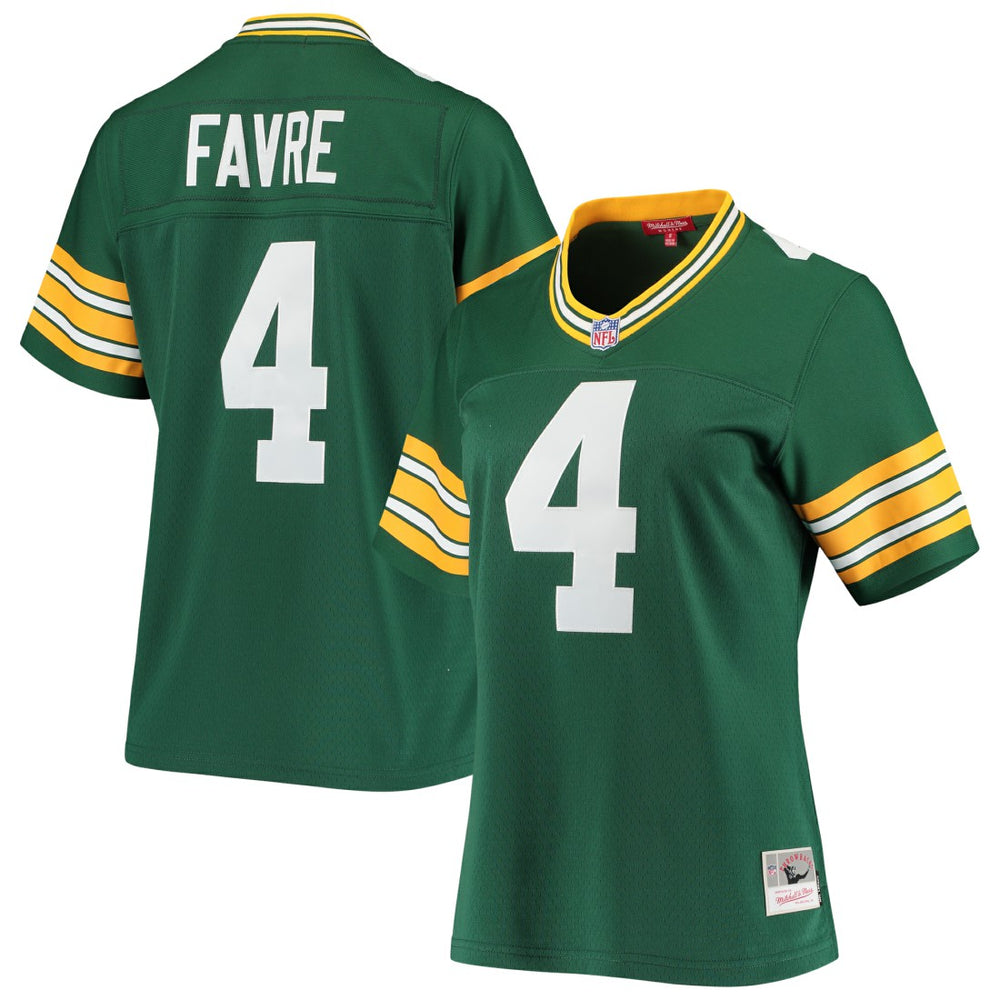 Mitchell & Ness Brett Favre Green Bay Packers Women's 1996 Legacy Replica Player Jersey Green
