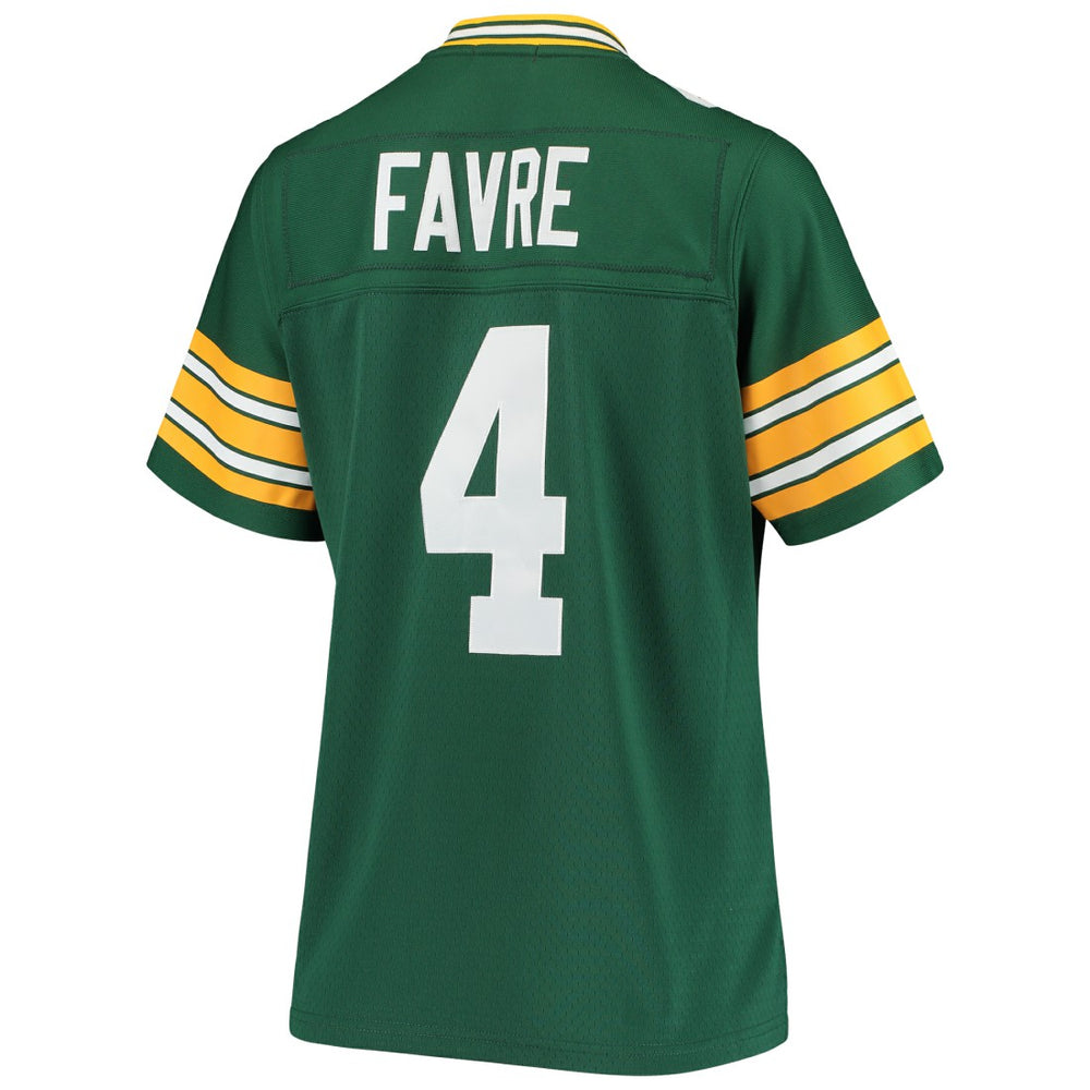 Mitchell & Ness Brett Favre Green Bay Packers Women's 1996 Legacy Replica Player Jersey Green
