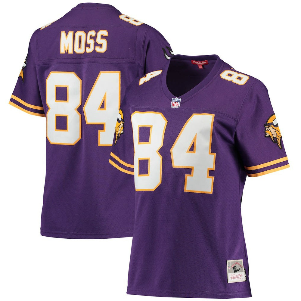 Mitchell & Ness Randy Moss Minnesota Vikings Women's Legacy Replica Team Jersey Purple