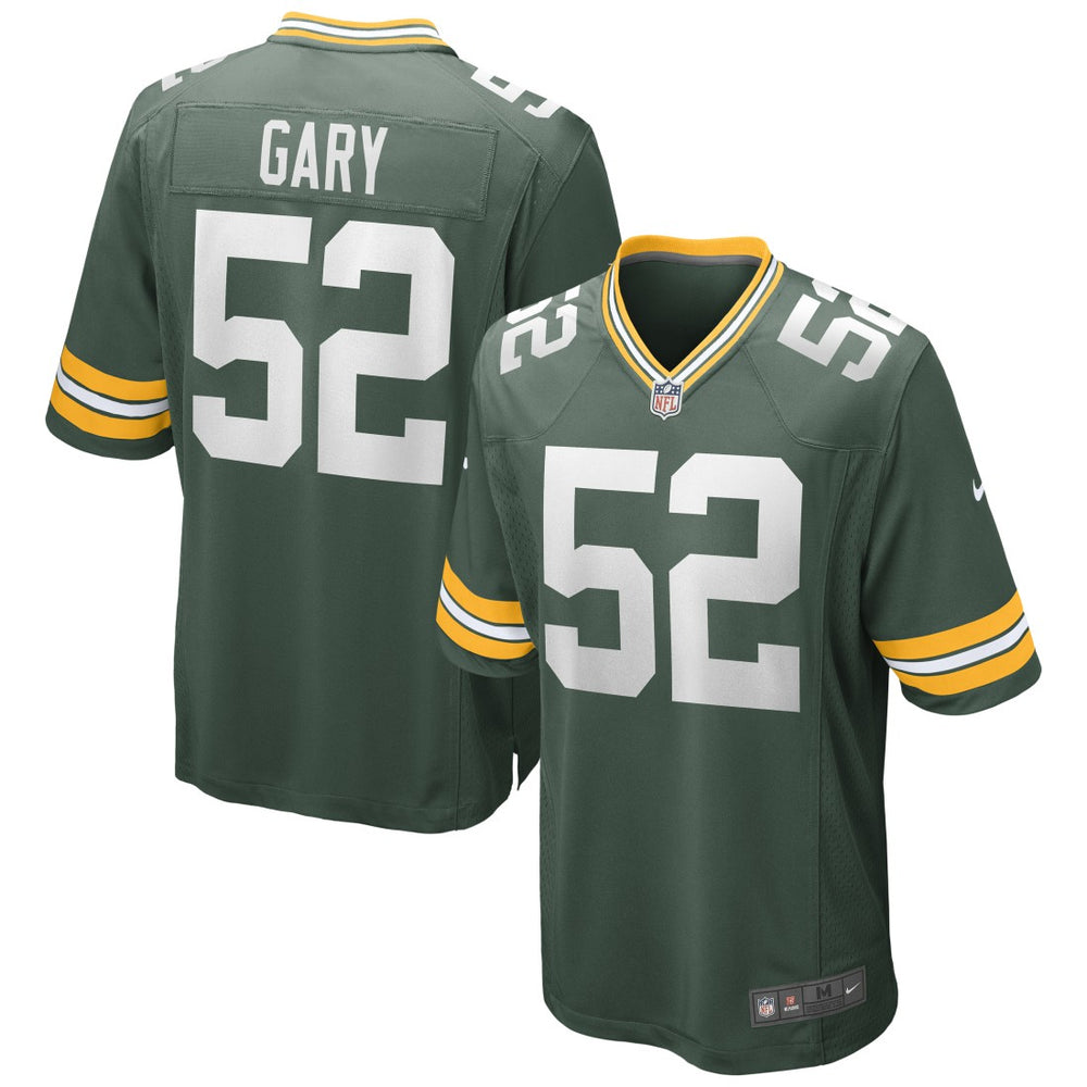 Nike Rashan Gary Green Bay Packers Game Jersey Green