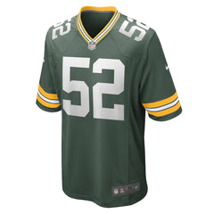 Nike Rashan Gary Green Bay Packers Game Jersey Green