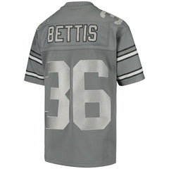 Mitchell & Ness Jerome Bettis Pittsburgh Steelers Youth 1996 Retired Player Metal Replica Jersey Charcoal