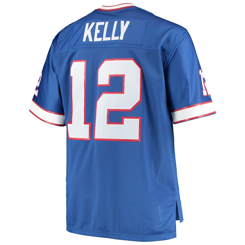 Mitchell & Ness Jim Kelly Buffalo Bills Big & Tall 1990 Retired Player Replica Jersey Royal