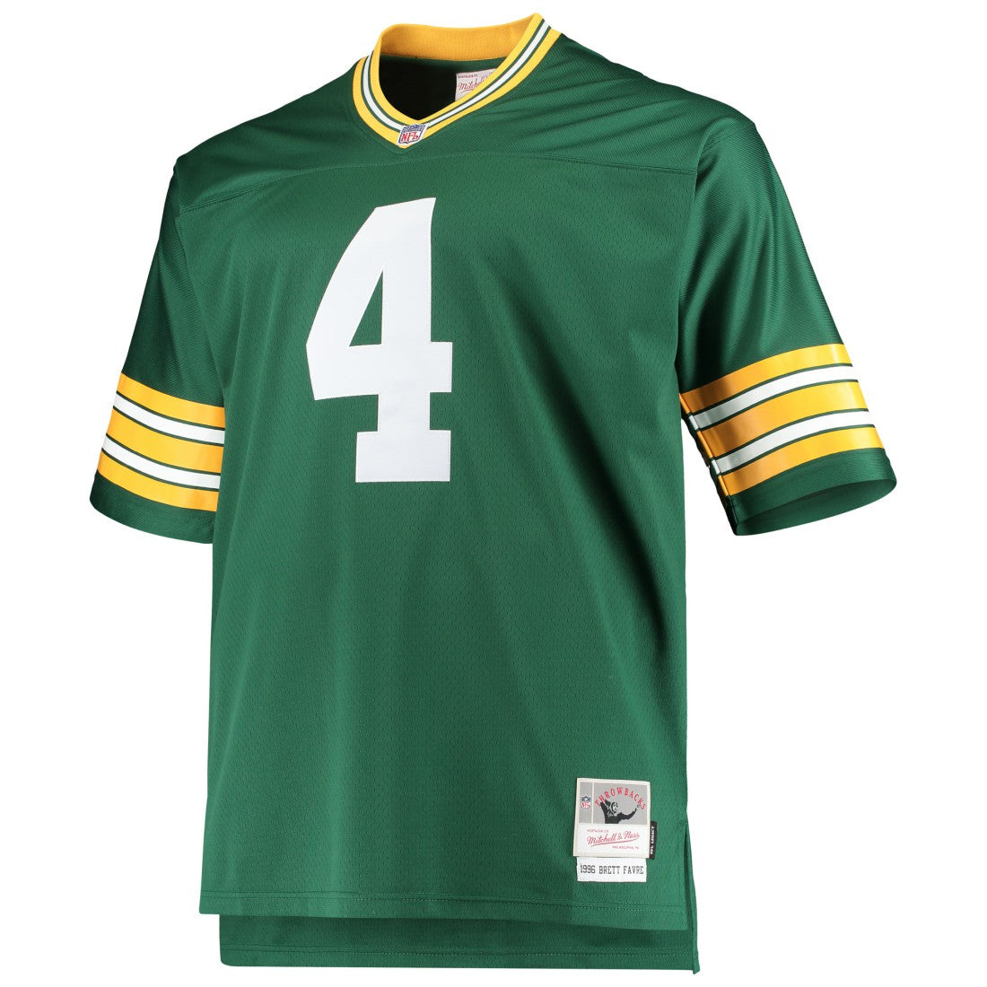 Mitchell & Ness Brett Favre Green Bay Packers Big & Tall 1996 Retired Player Replica Jersey Green