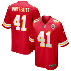 Nike James Winchester Kansas City Chiefs Game Jersey Red