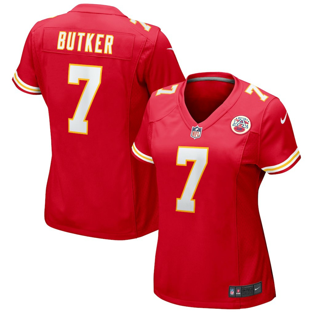 Nike Harrison Butker Kansas City Chiefs Women's Game Jersey Red