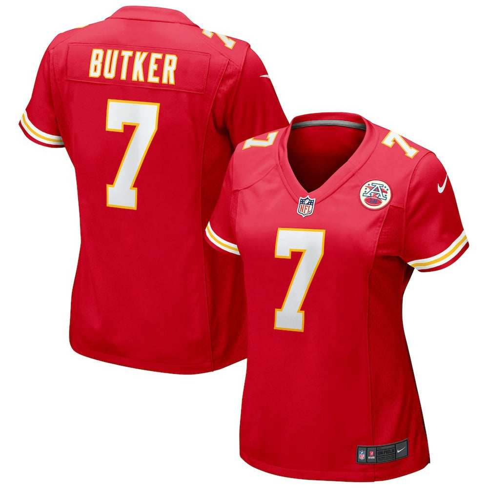 Nike Harrison Butker Kansas City Chiefs Women's Game Jersey Red