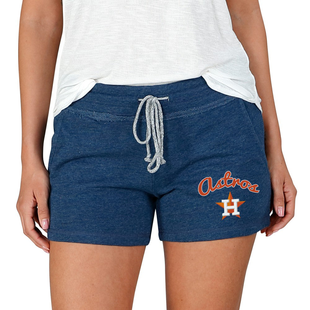Houston Astros Concepts Sport Women's Mainstream Terry Shorts - Navy - MLB Sale
