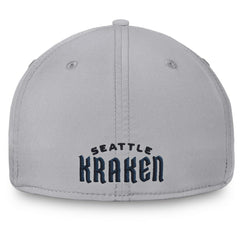 Seattle Kraken Fanatics Secondary Logo Flex Hat - Gray - NHL 4026716