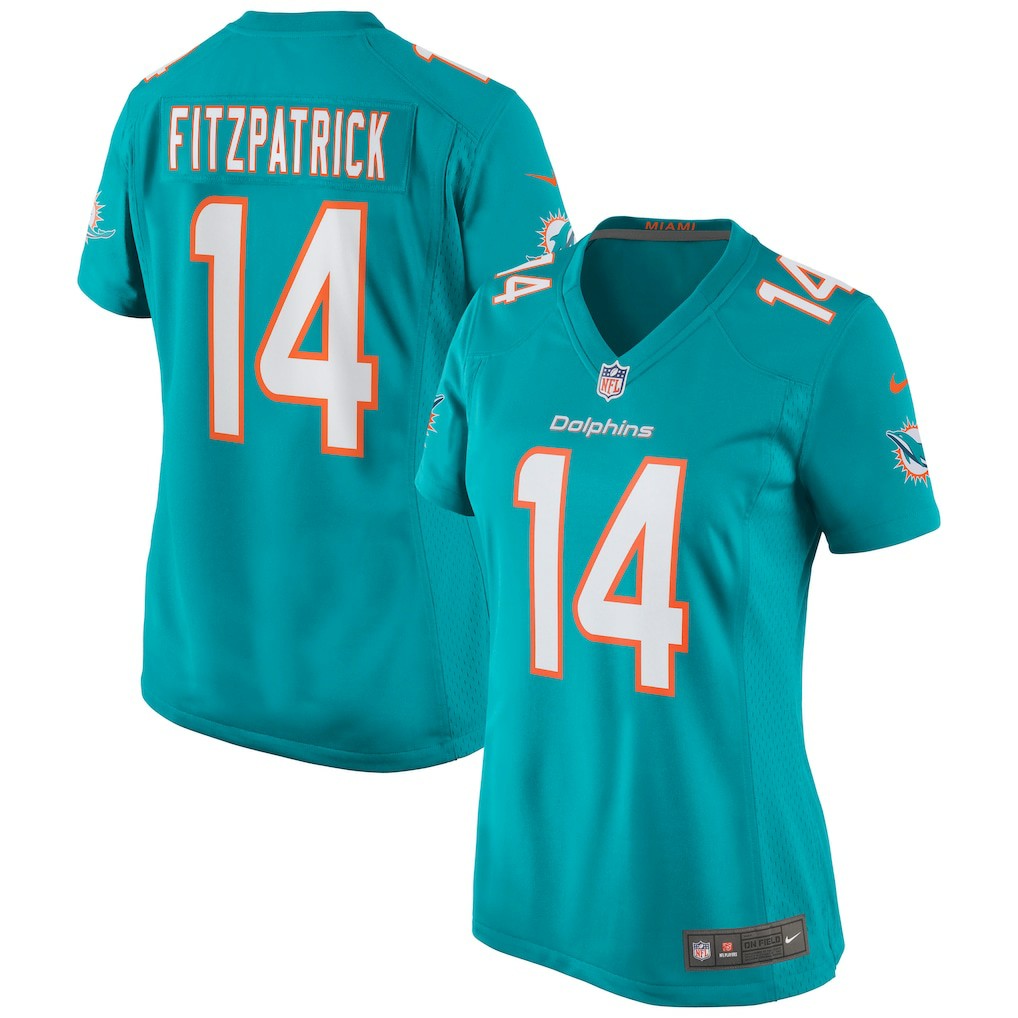 Nike Ryan Fitzpatrick Miami Dolphins Women's Game Jersey Aqua