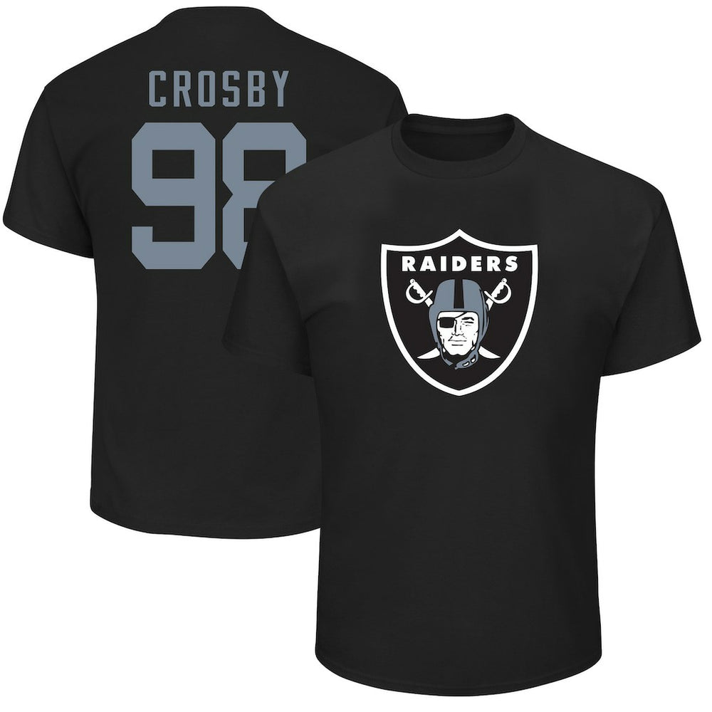 Fanatics Maxx Crosby Las Vegas Raiders Big & Tall Player Name & Number T-Shirt Black