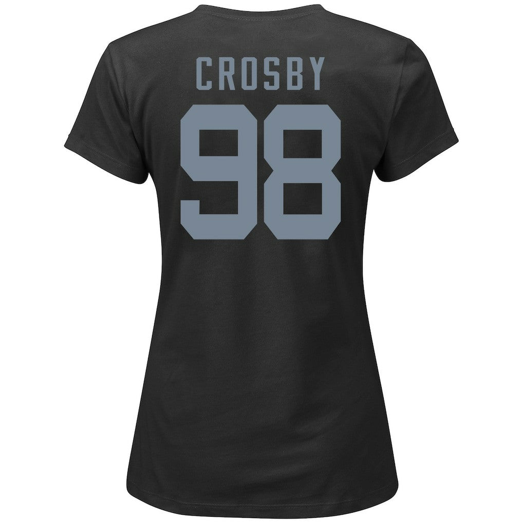 Fanatics Maxx Crosby Las Vegas Raiders Women's Plus Size Name & Number V-Neck T-Shirt Black