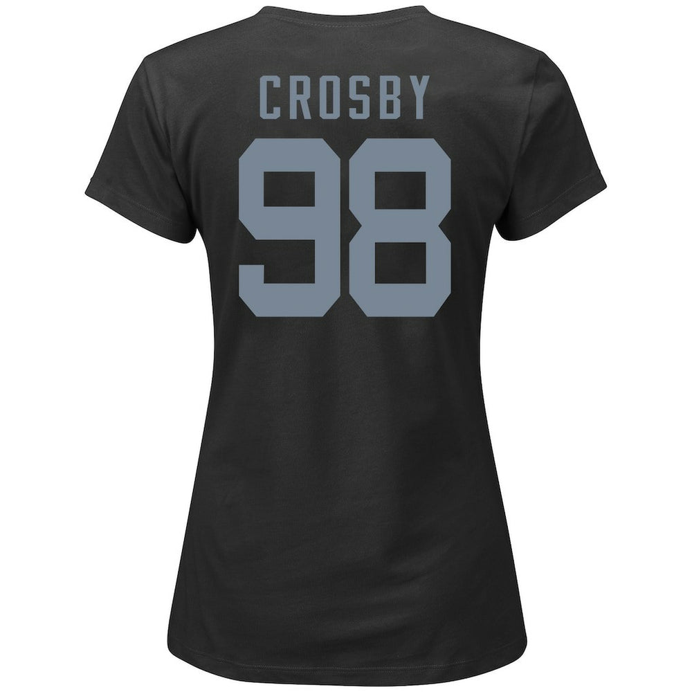 Fanatics Maxx Crosby Las Vegas Raiders Women's Plus Size Name & Number V-Neck T-Shirt Black