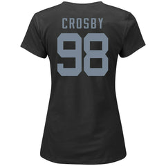 Fanatics Maxx Crosby Las Vegas Raiders Women's Plus Size Name & Number V-Neck T-Shirt Black