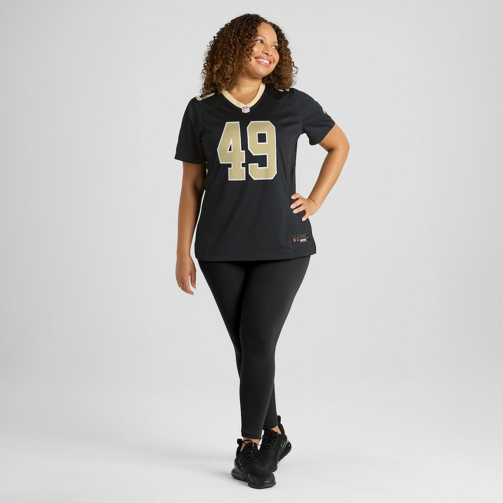 Nike Zach Wood New Orleans Saints Women's Game Jersey Black