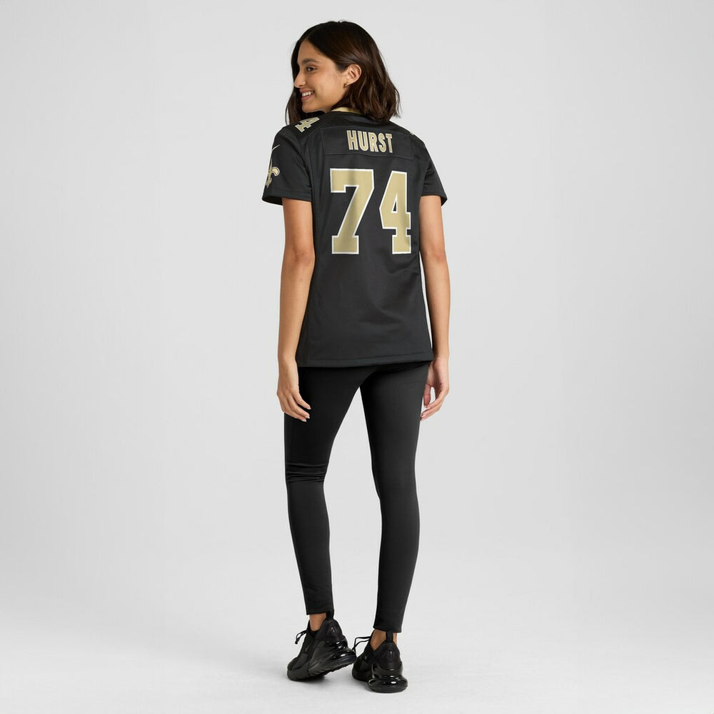 Nike James Hurst New Orleans Saints Women's Game Jersey Black