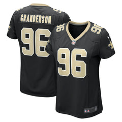 Nike Carl Granderson New Orleans Saints Women's Game Jersey Black