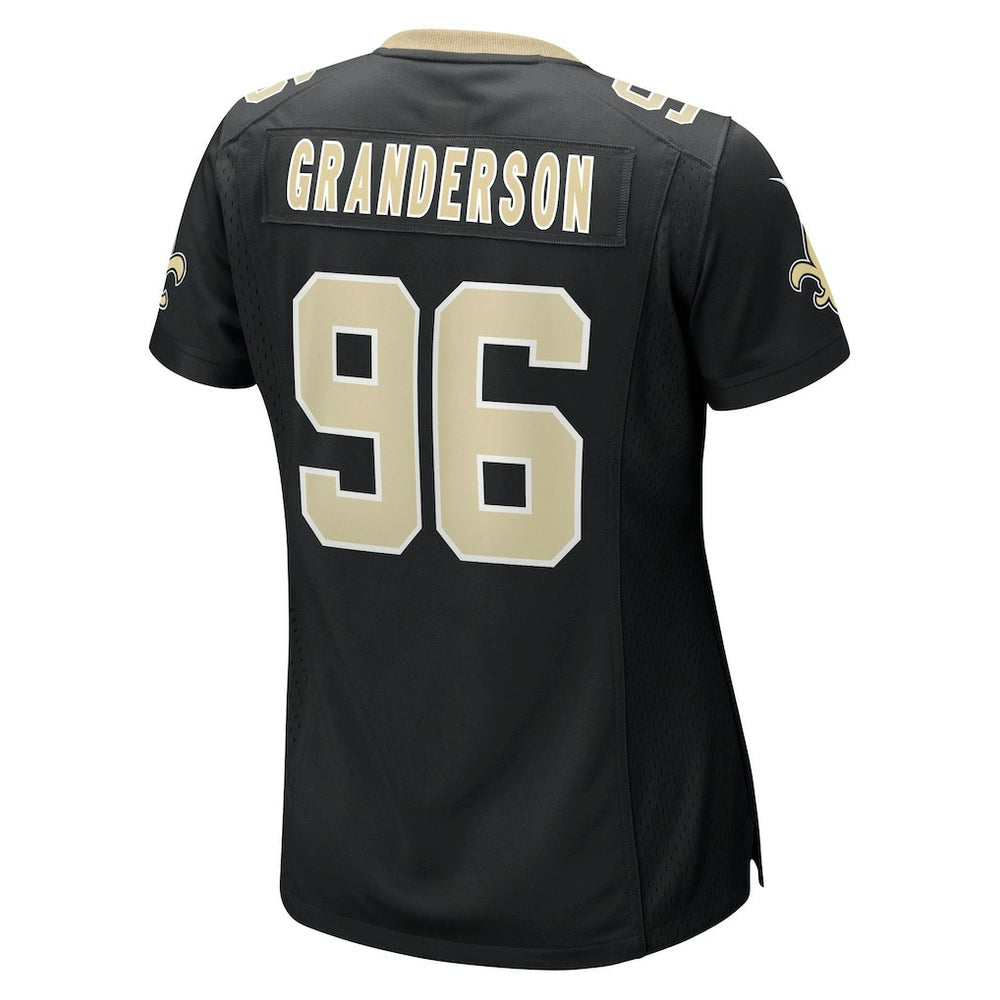 Nike Carl Granderson New Orleans Saints Women's Game Jersey Black