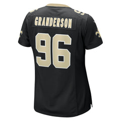 Nike Carl Granderson New Orleans Saints Women's Game Jersey Black