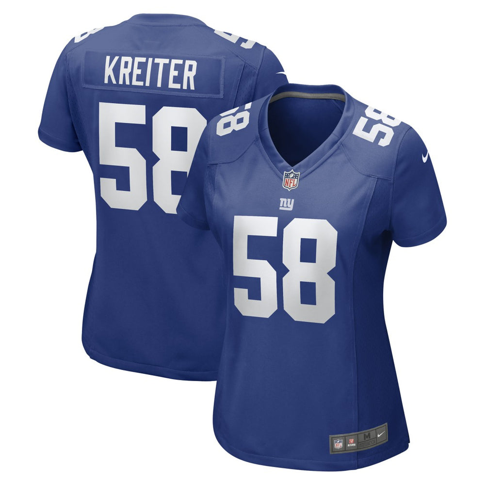 Nike Casey Kreiter New York Giants Women's Game Jersey Royal