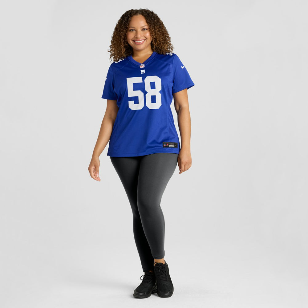 Nike Casey Kreiter New York Giants Women's Game Jersey Royal