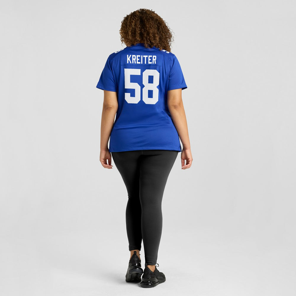 Nike Casey Kreiter New York Giants Women's Game Jersey Royal