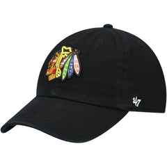 Chicago Blackhawks '47 Team Clean Up Adjustable Hat - Black - NHL 4028772