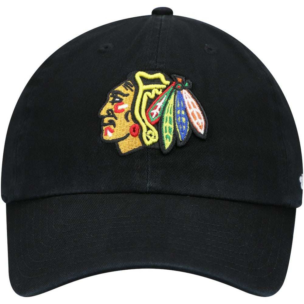 Chicago Blackhawks '47 Team Clean Up Adjustable Hat - Black - NHL 4028772
