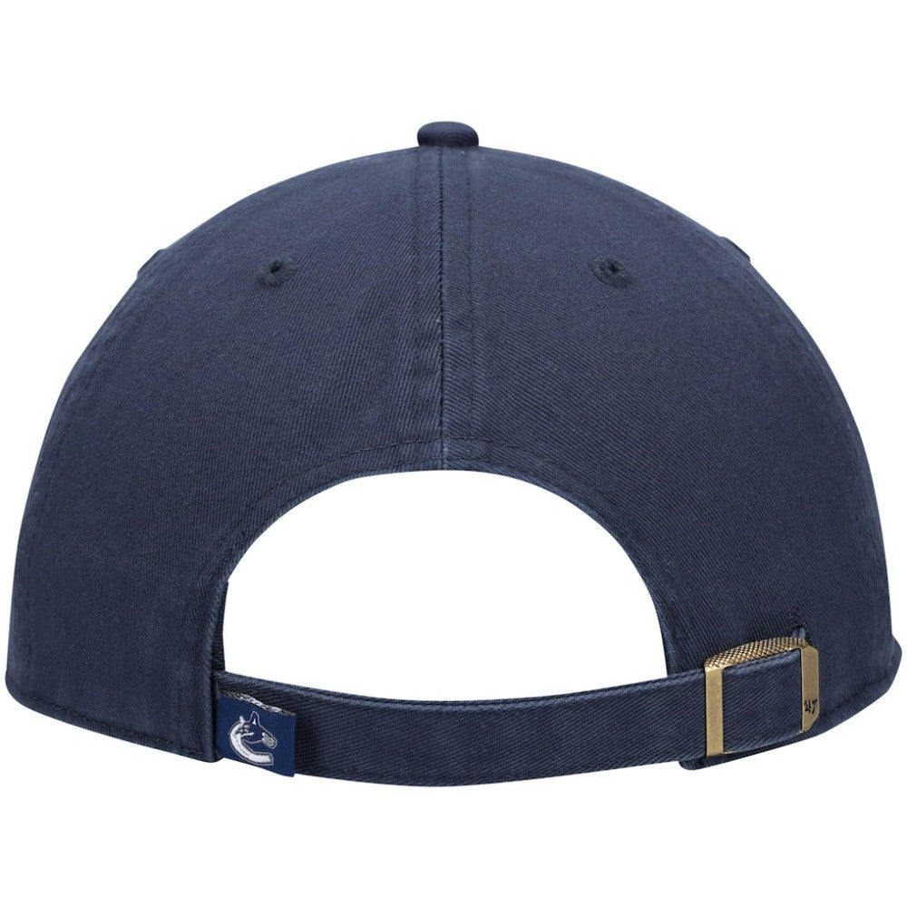 Vancouver Canucks '47 Team Clean Up Adjustable Hat - Navy - NHL 4028805