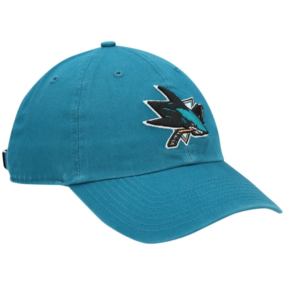 San Jose Sharks '47 Team Clean Up Adjustable Hat - Teal - NHL 4028811